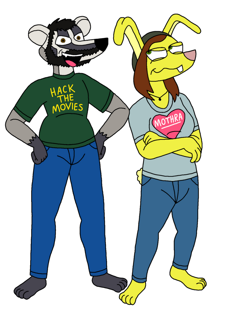 tony and johanna from hack the movies by rennon the shaved dedwo4k