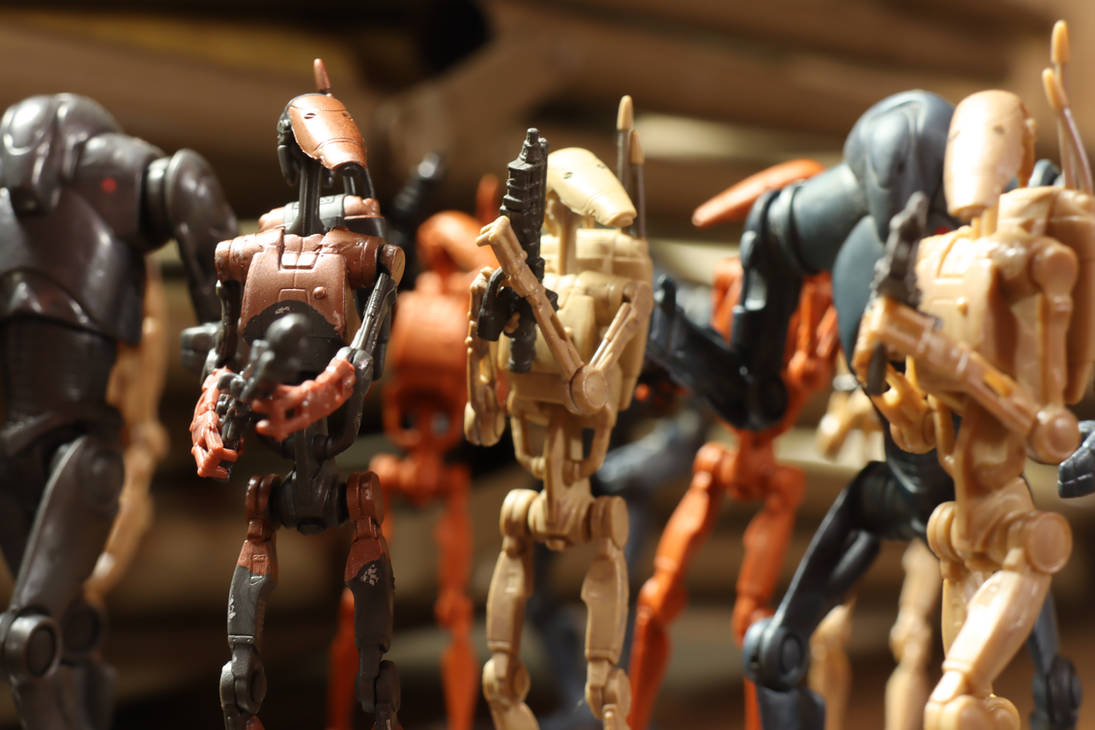 Droid Squad R2 Unit Battle droid squad by Rennon-the-Shaved on DeviantArt