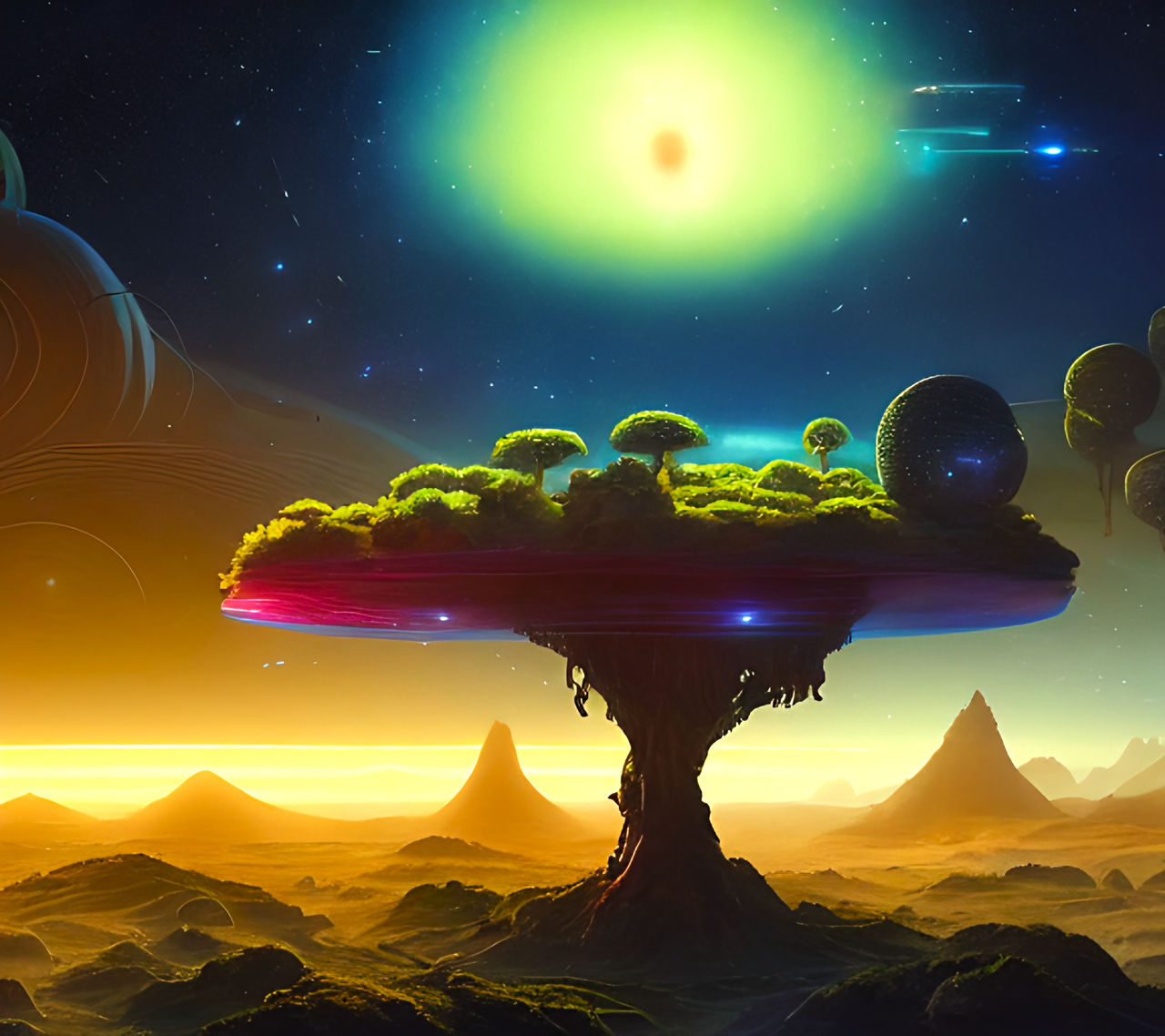 Alien Landscape by TheUnified on DeviantArt