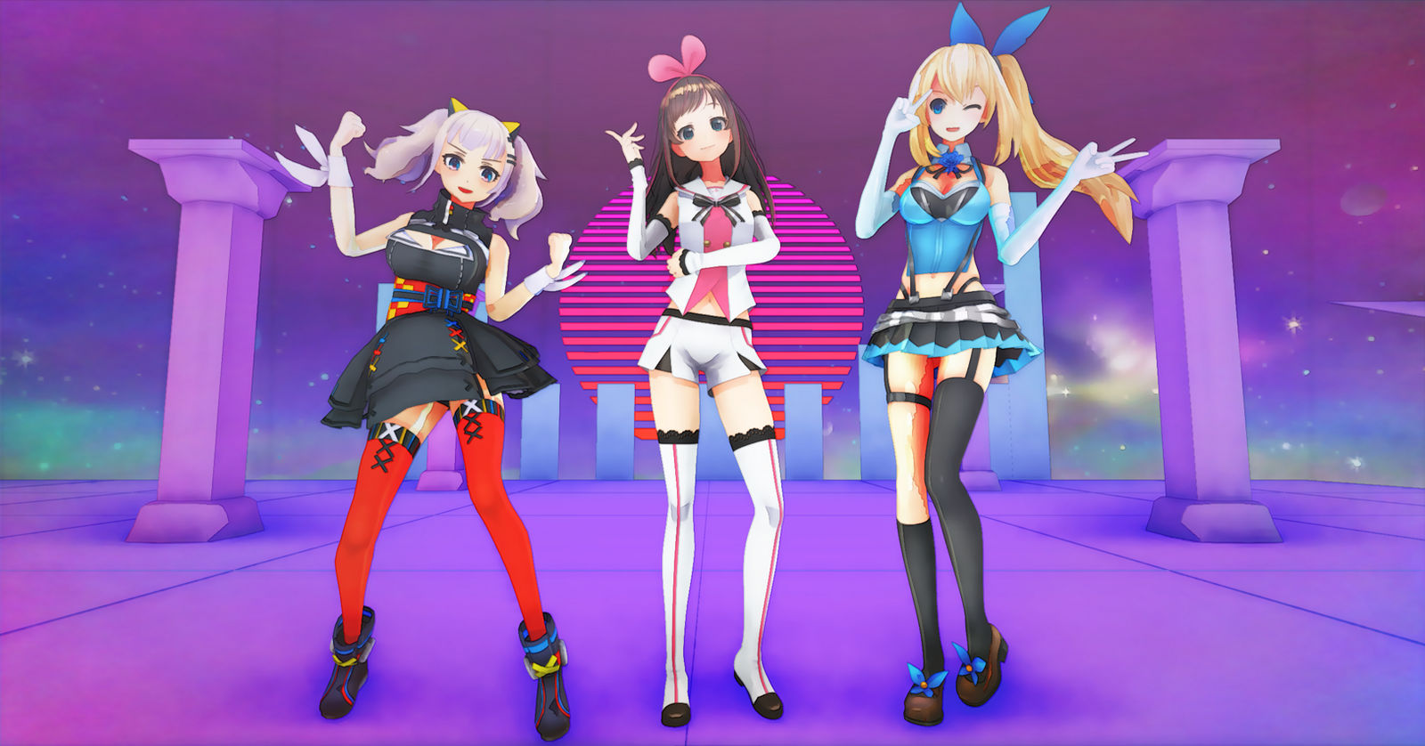 Three Virtual Queens by TetsuKuroShi on DeviantArt