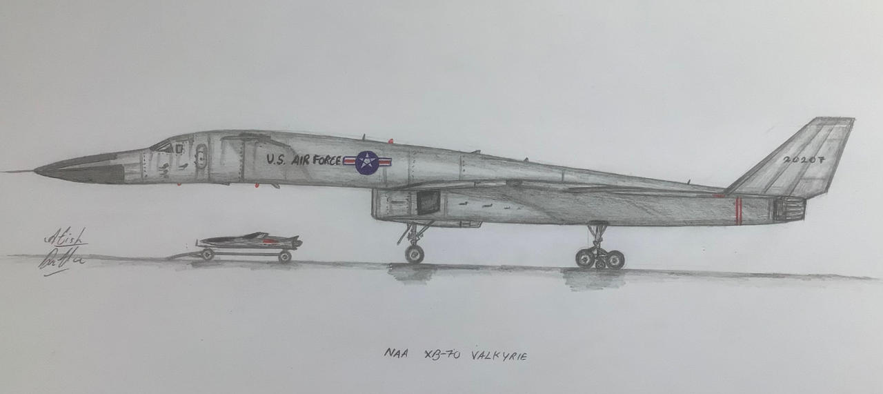 XB-70 Valkyrie by bagera3005 on DeviantArt
