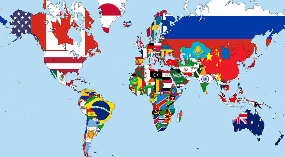 Flag Map by Pingau on DeviantArt