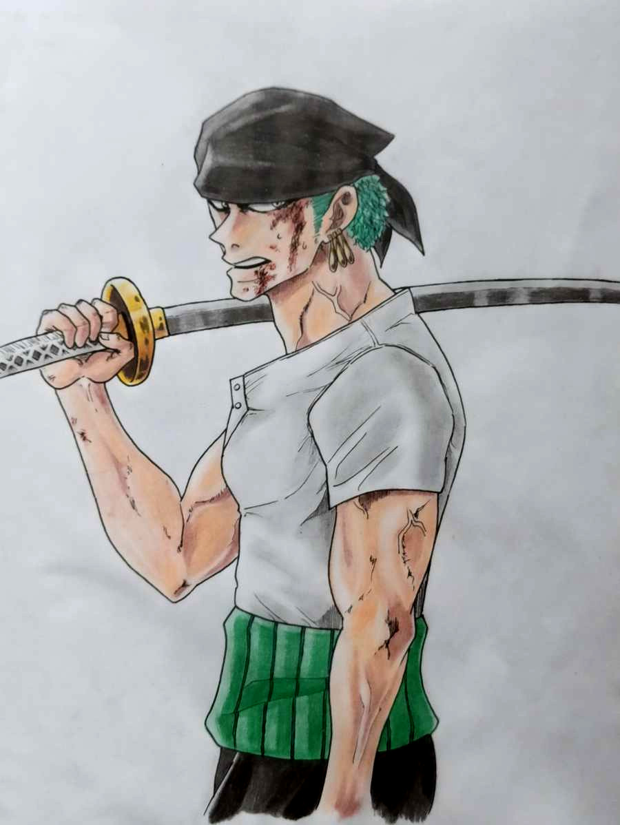 One piece : Zoro (2 years before) by ZoroDaSH on DeviantArt