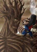 Rocket Raccon and Groot