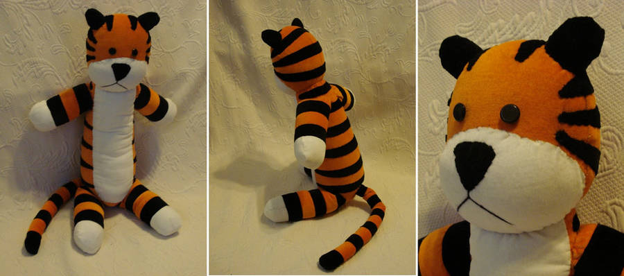 Custom plush - Hobbes by silentorchid