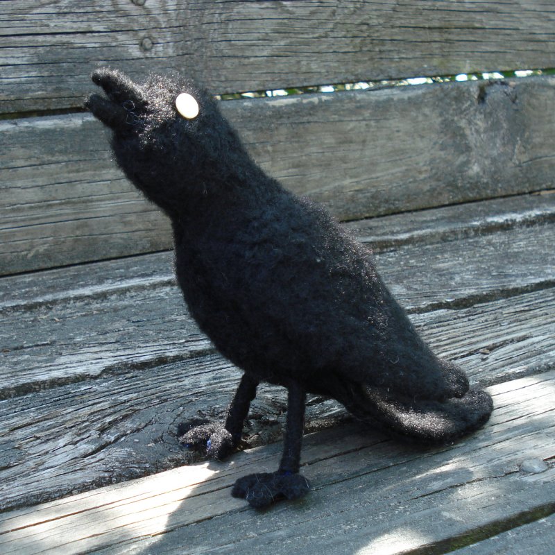 Raven plush