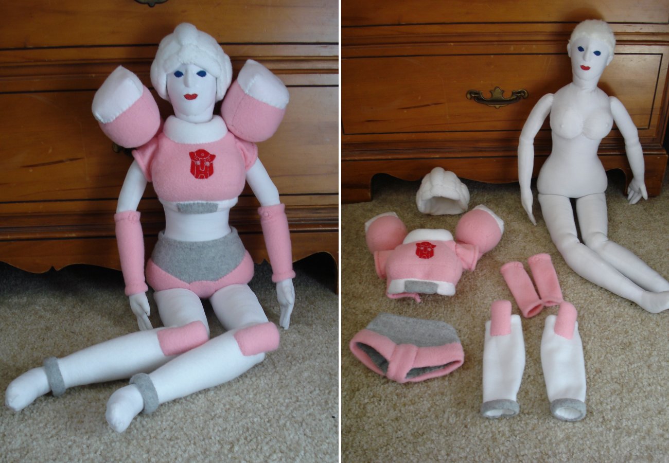 Custom plush - Arcee by silentorchid on DeviantArt Custom plush - Arcee by silentorchid on DeviantArt