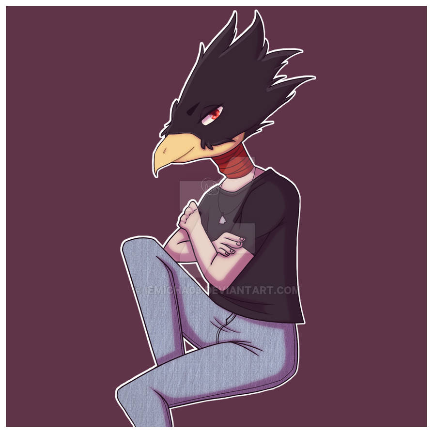Tokoyami by ieMicha03 on DeviantArt