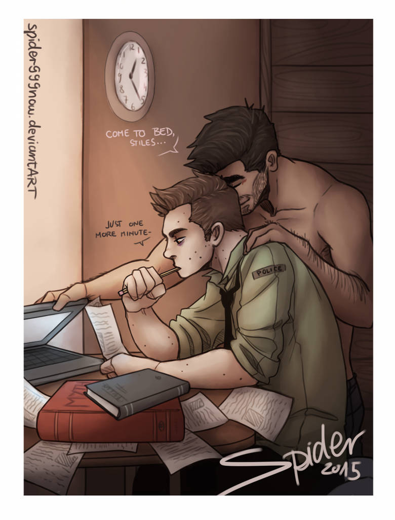 Working Late by spider999now