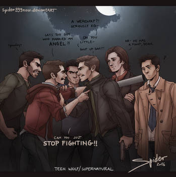 SuperWolf- STOP Fighting by spider999now