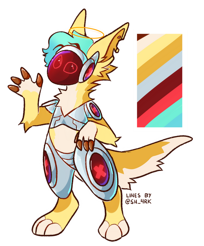 Life Pod Protogen Protogen adopt OPEN by Fennelfang on DeviantArt