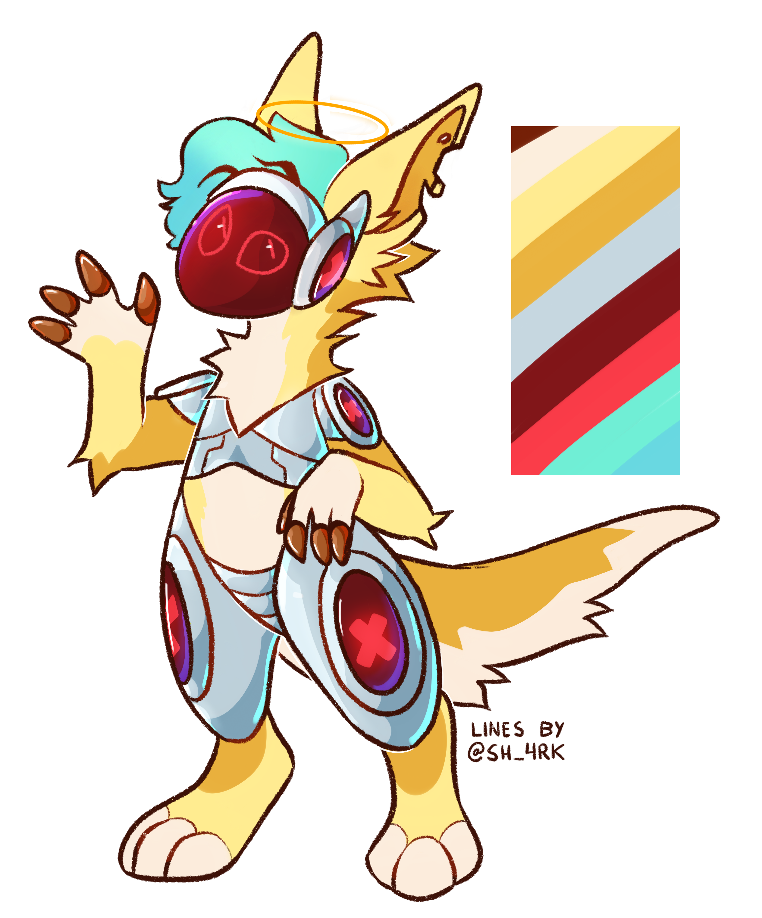 Protogen Eight Protogen adopt OPEN by Fennelfang on DeviantArt