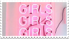 Girls x3 || Pink Aesthetic [1] || Stamp