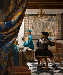 Copy Vermeer The Art of Painting