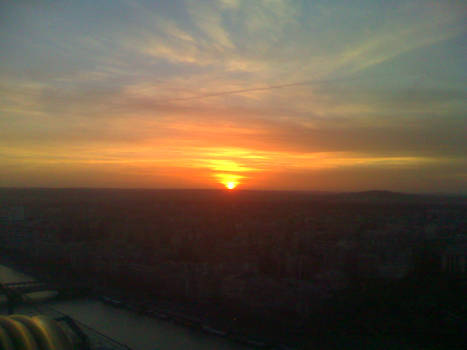 Sunset in Paris