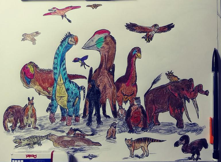 A Whole Bunch of Island Fauna by TarbosaurusBatar on DeviantArt