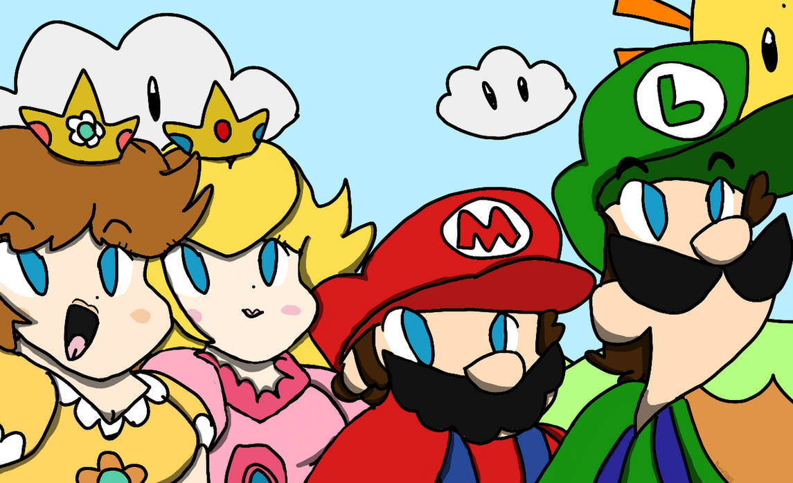 The Mario Crew by Bumpadump2002 on DeviantArt