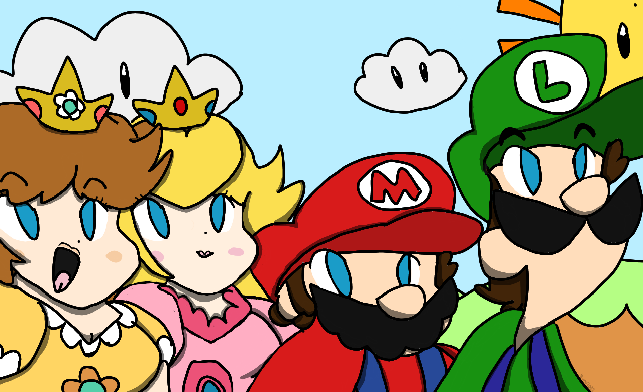 The Mario Crew by Bumpadump2002 on DeviantArt