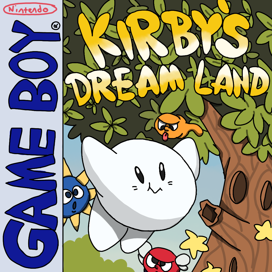 Kirby's Dream Land Box Art Recreation by KOHAN64COOPER64 on DeviantArt