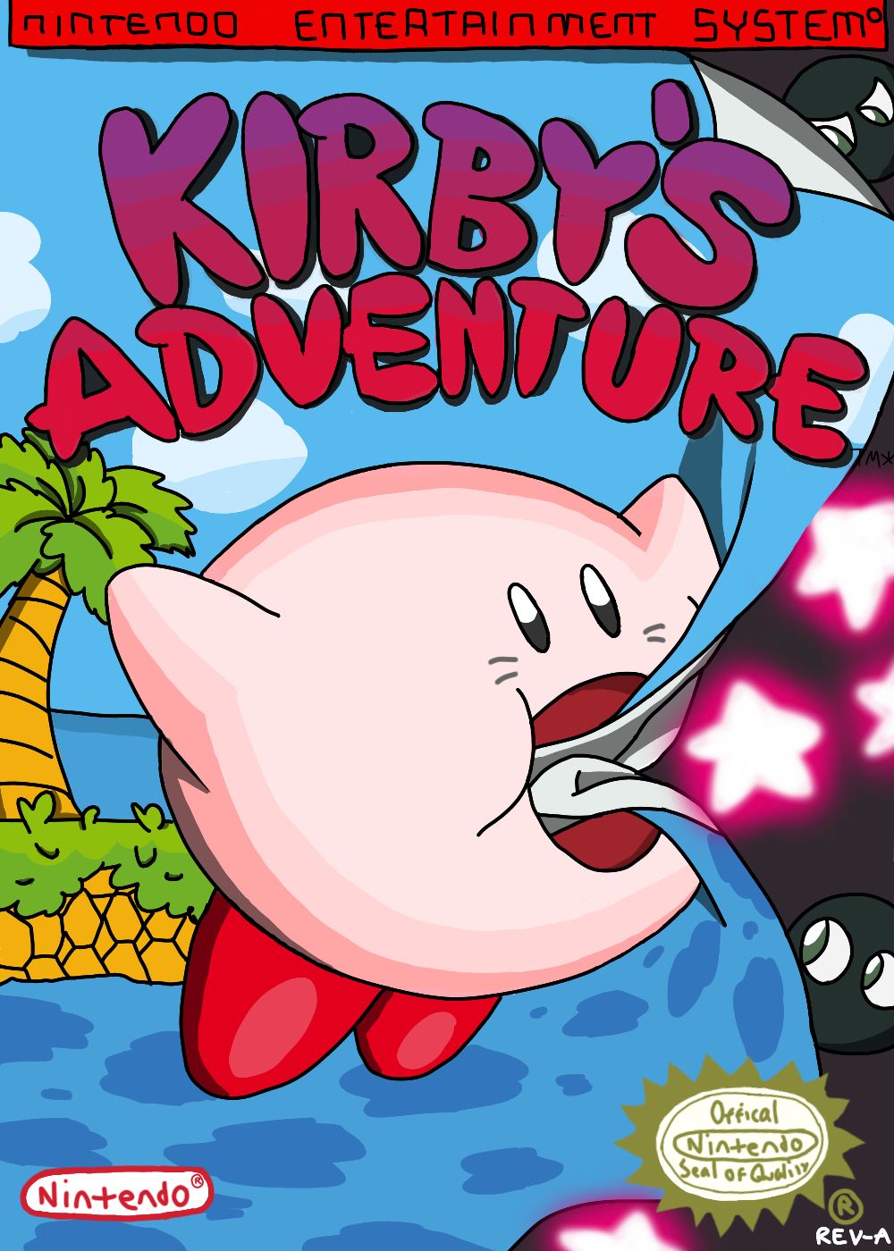Kirby's Adventure (Box Art Redraw)
