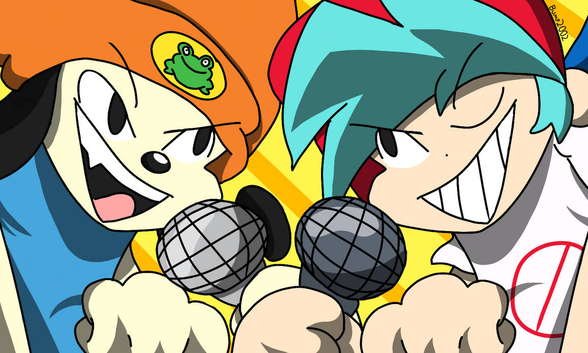 Boyfriend vs PaRappa vs Melodii PFP by Zelrom on DeviantArt