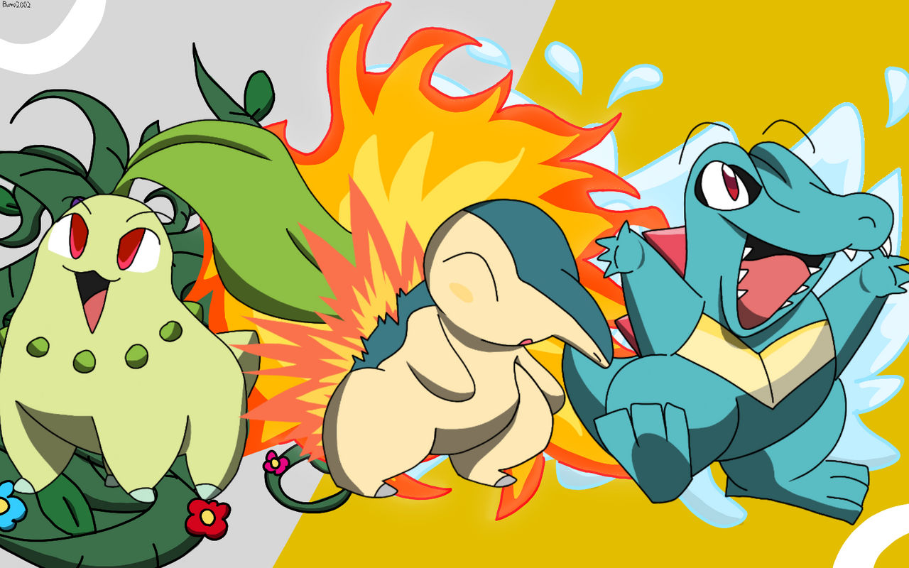 The Johto Starters By Bumpadump2002 On DeviantArt the-johto-starters-by-bumpadump2002-on-deviantart