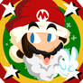 Lineless Santa Mario