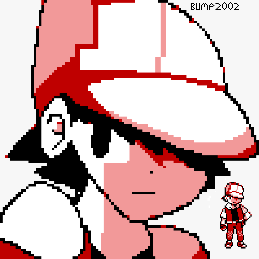 Trainer Red Sprite Redraw by Bumpadump2002 on DeviantArt