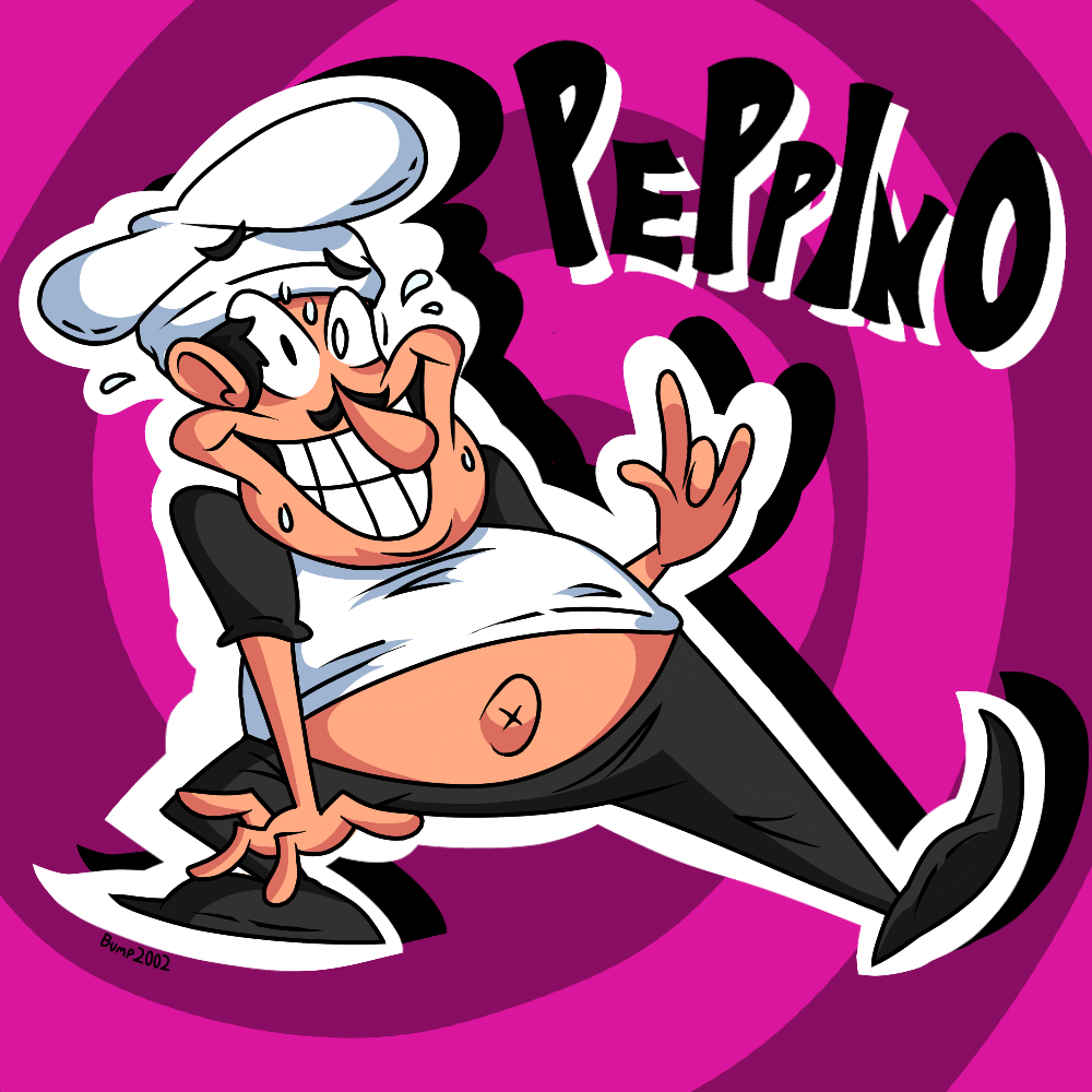 Peppino from Pizza Tower by rabbidlover01 on DeviantArt