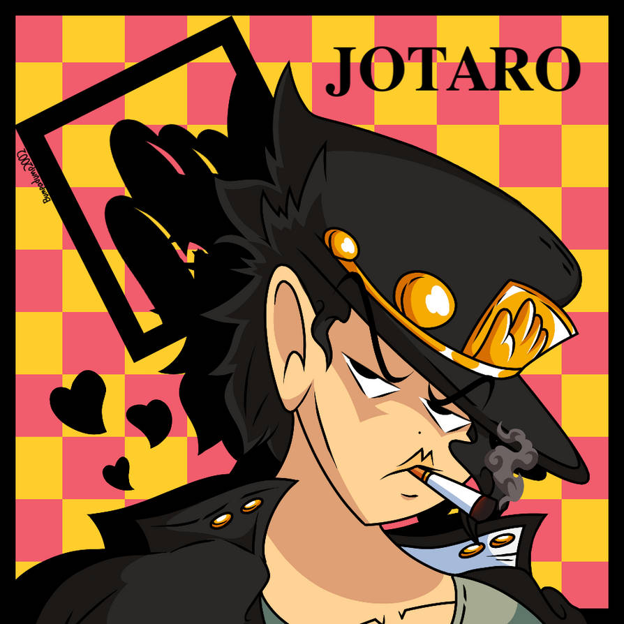 Don't mind me, just some Jotaro Kujo fan art :) by 4bitscomic on DeviantArt