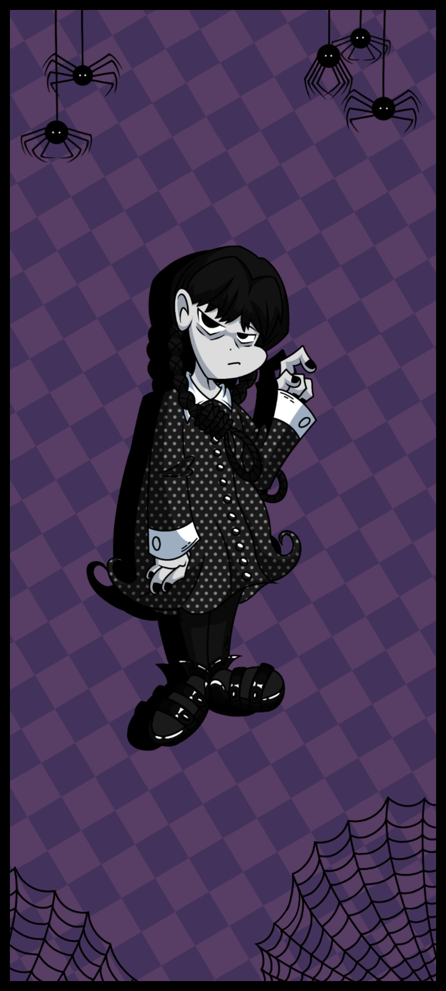 Wednesday Addams Phone Wallpaper by Bumpadump2002 on DeviantArt Wednesday Addams Phone Wallpaper by Bumpadump2002 on DeviantArt