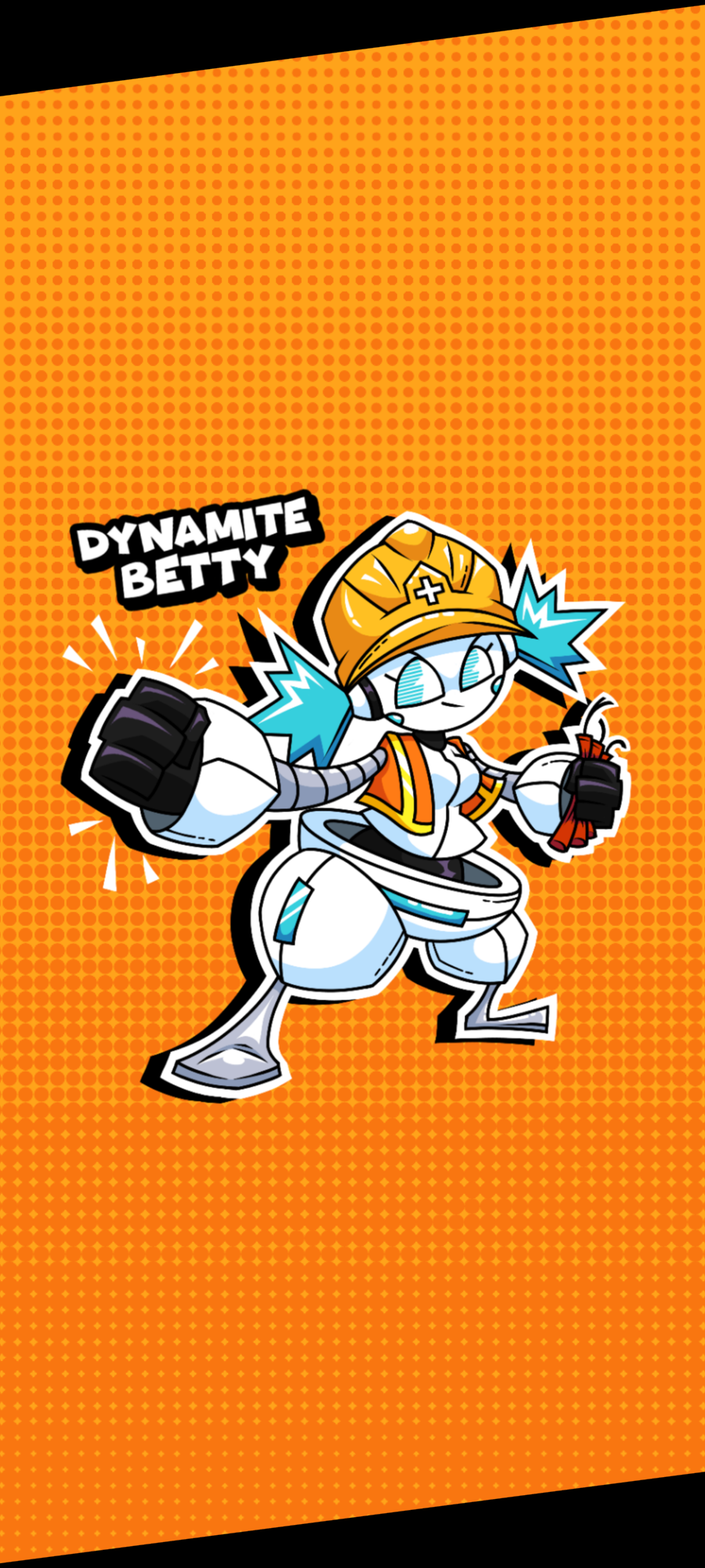 Dynamite Betty (OC) Phone Wallpaper