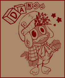 Dandy The Duck (OC) wip