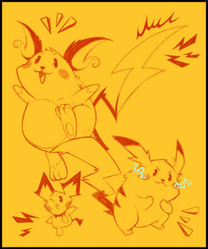 the pikachu line wip