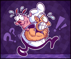 The Anxious Chef and the Cowardly Dog