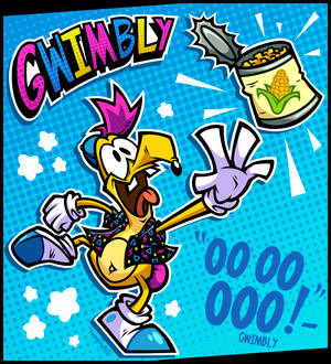 The Iconic Video Game Character,  Gwimbly!