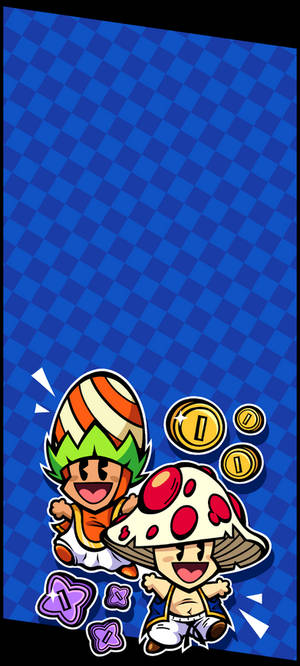 Toad and Poplin Phone Wallpaper