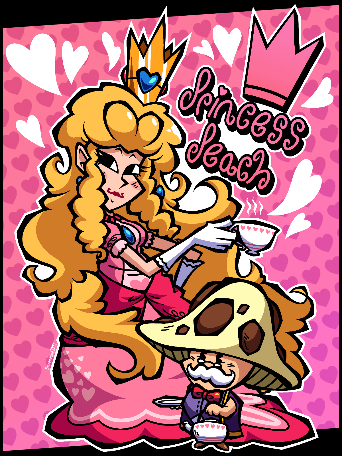 Princess Toad Racing Every Princess Needs A Toad by Bumpadump2002 on DeviantArt