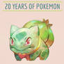 Pokemon 20 years sketch - Bulbasaur