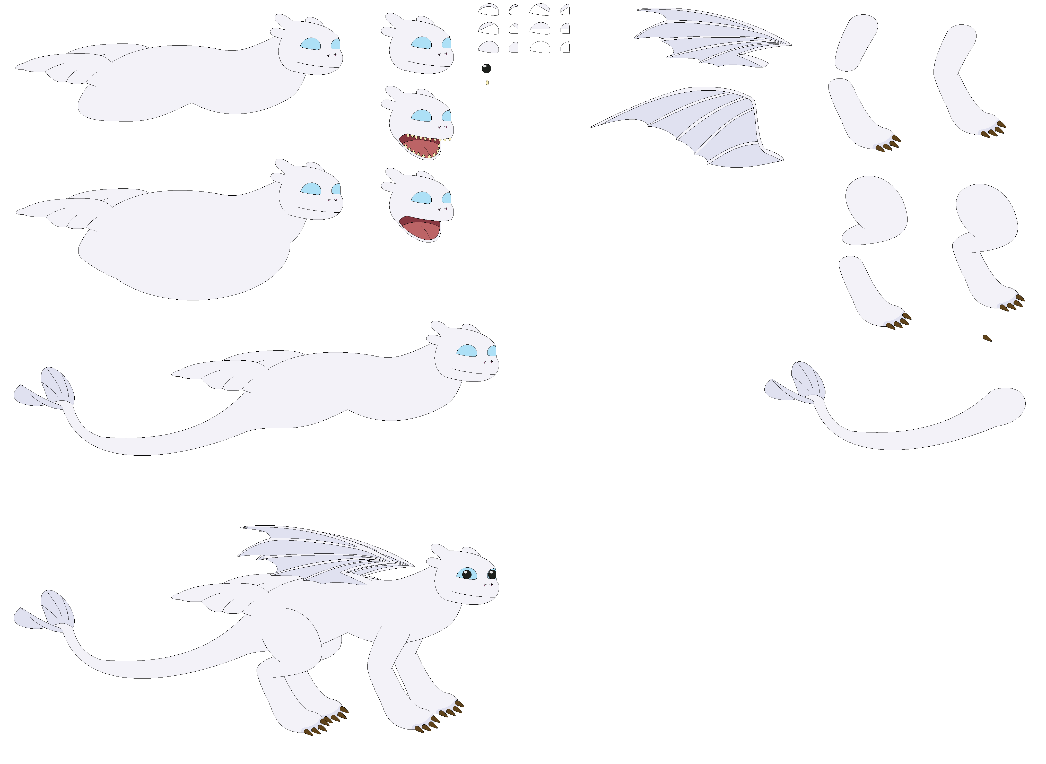 Light Build Character Lightfury builder by thatmetalguy1011 on DeviantArt