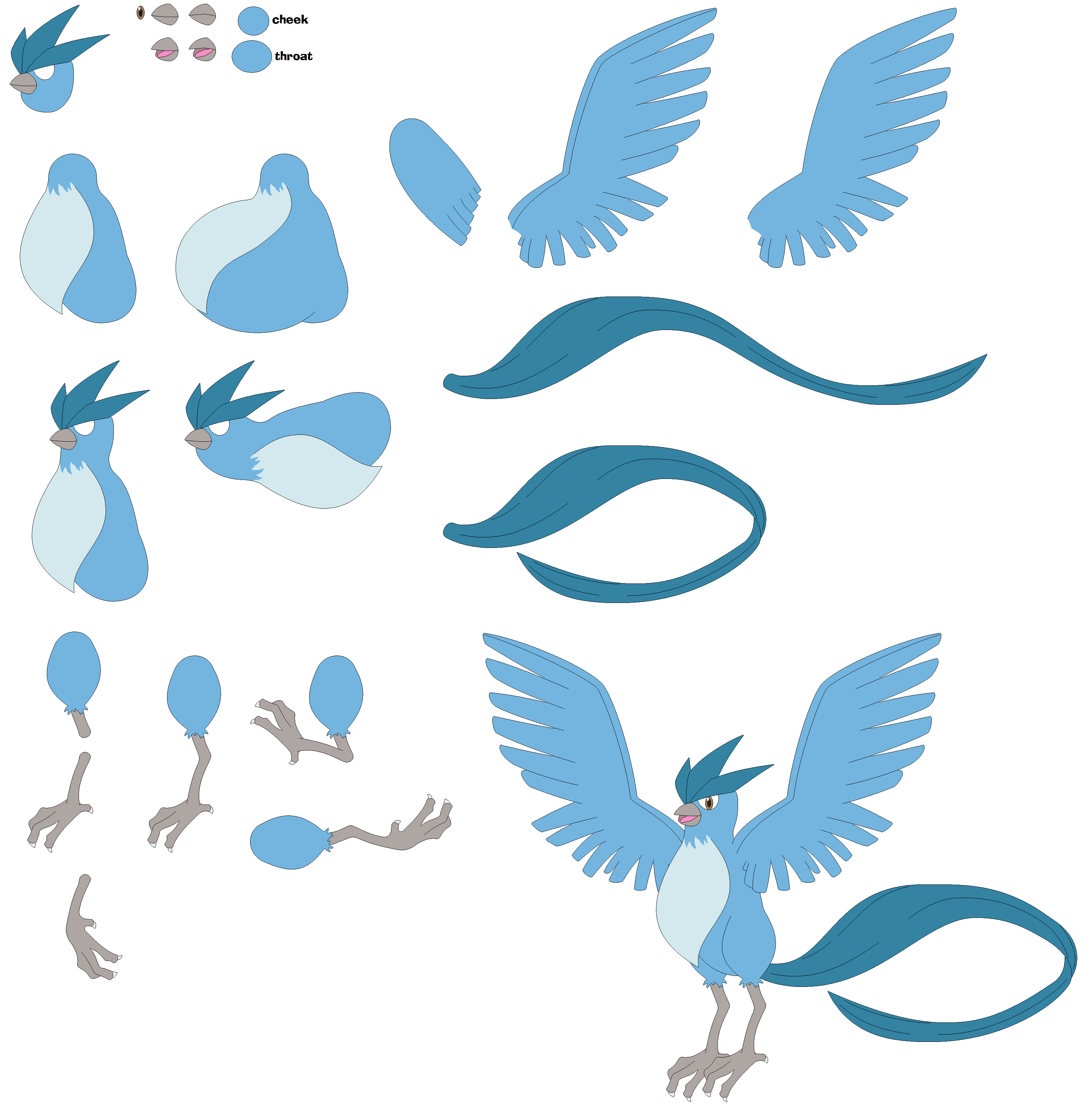 Articuno Shiny by EpicGordoMan on DeviantArt in 2023