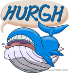 HURGH the Wailord by hollowzero