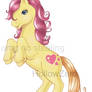 Glittery Heart Pony