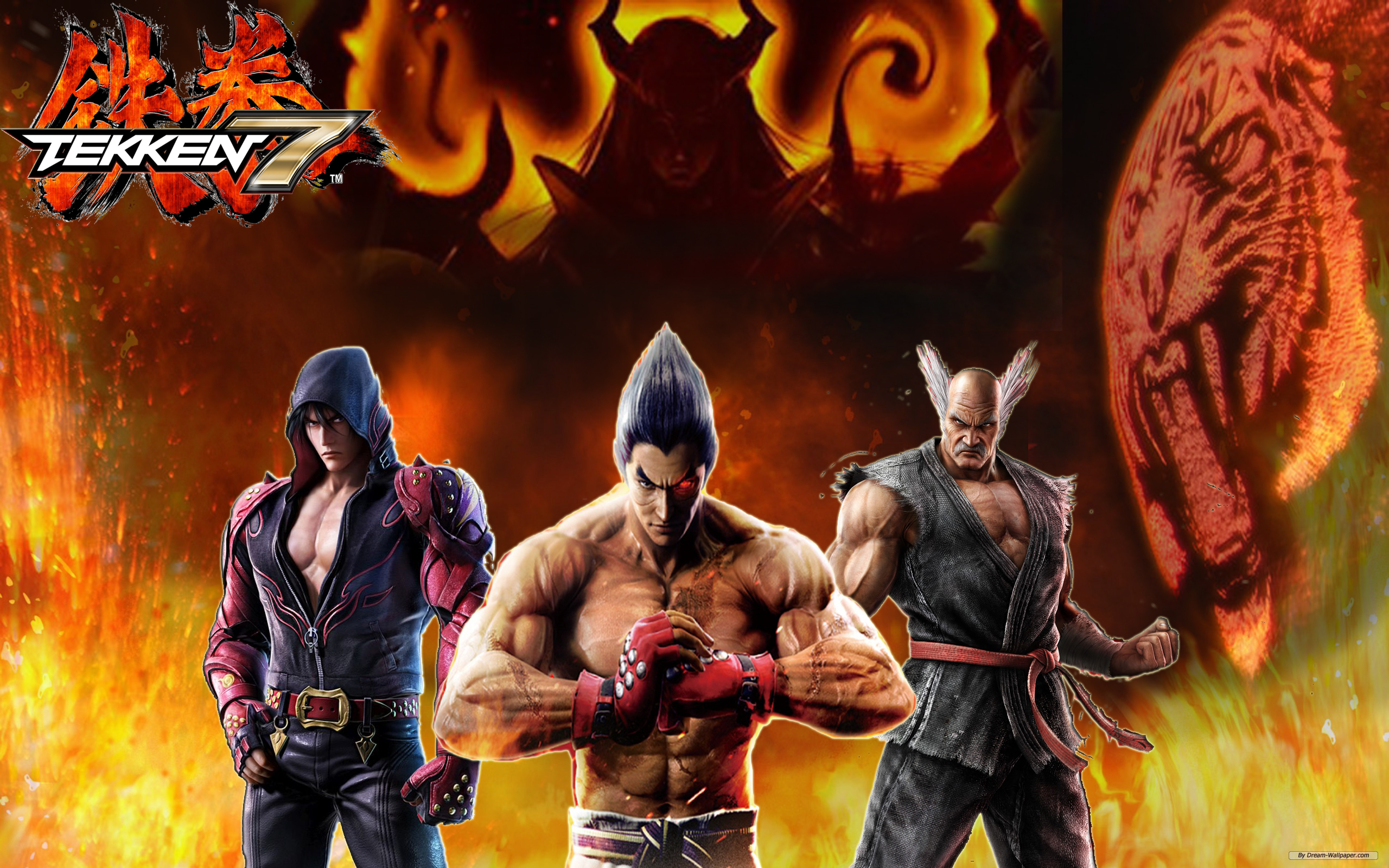 Tekken 7 Wallpaper. The Final Mishima Saga: Tekken 7, wallpaper, Mishima Saga Trận chiến cuối cùng giữa các thành viên gia tộc Mishima trong Tekken 7 đang chờ đón bạn. Với những bức ảnh nền đẹp mắt tái hiện lại cảnh chiến đấu khốc liệt giữa những con người quyền lực, bạn sẽ được trải nghiệm hết mình những phút giây căng thẳng và đầy cảm xúc. Hãy sẵn sàng làm sáng tỏ bí ẩn và kết thúc chặng đường của Mishima Saga. 