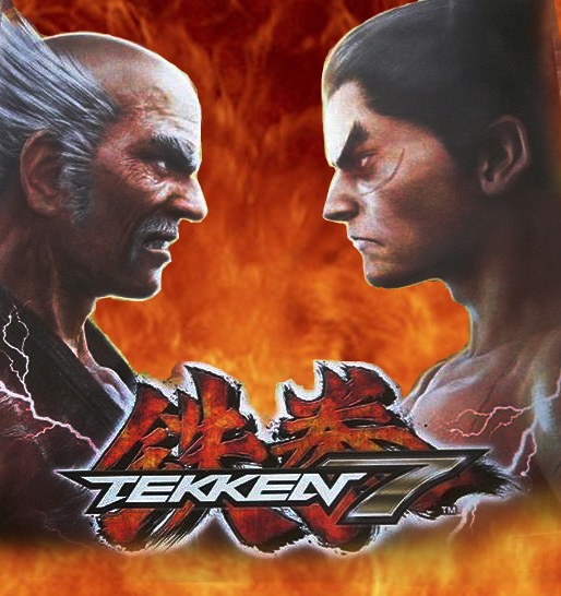 Download wallpaper art, fighters, Kazuya Mishima, namco, Heihachi