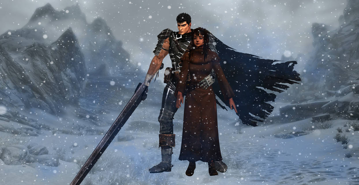 Pine soldier on X: Casca and Guts reunited in the Berserk 1997 style # berserk #guts #casca #berserkart  / X