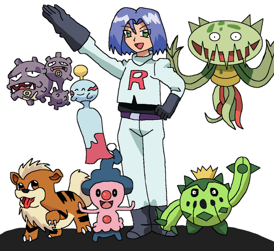 James Racks Pokemon Request: James and his Pokemon by AfroOtaku917 on DeviantArt