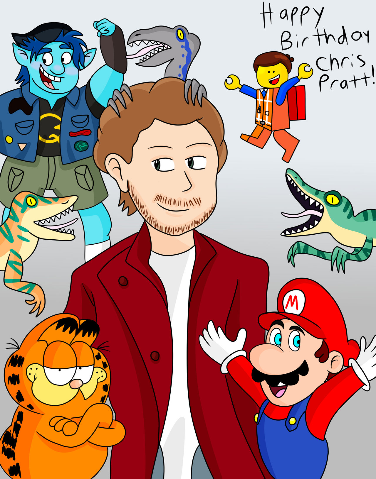 Chris Pratt Birthday Tribute by AfroOtaku917 on DeviantArt