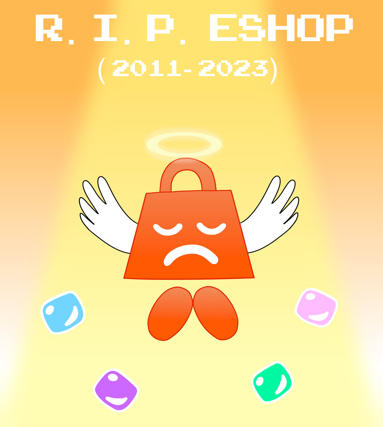 In memory of the 3DS and Wii U eShop by rabbidlover01 on DeviantArt