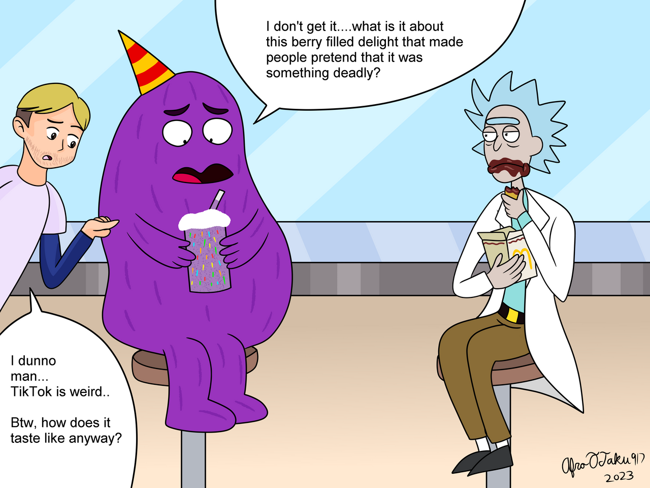 Deviantart Shake Grimace Shake by AfroOtaku917 on DeviantArt